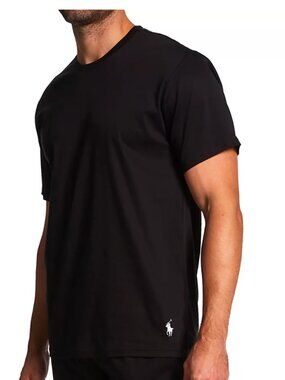 Polo Ralph Lauren T-Shirt XL Mercerized Cotton Short Sleeve Crewneck Black NWT